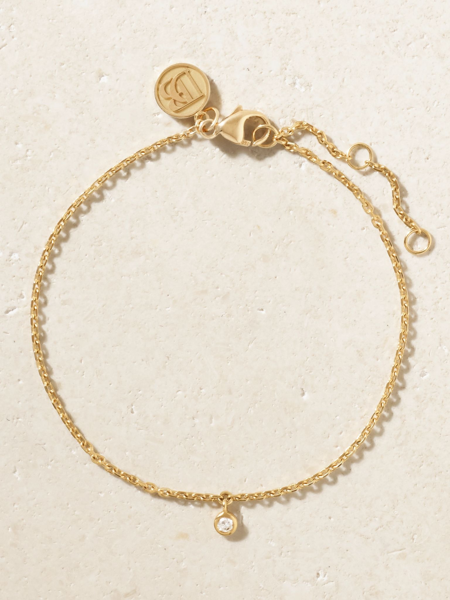 My First De Beers Clea 18-karat gold diamond bracelet Gold - 1