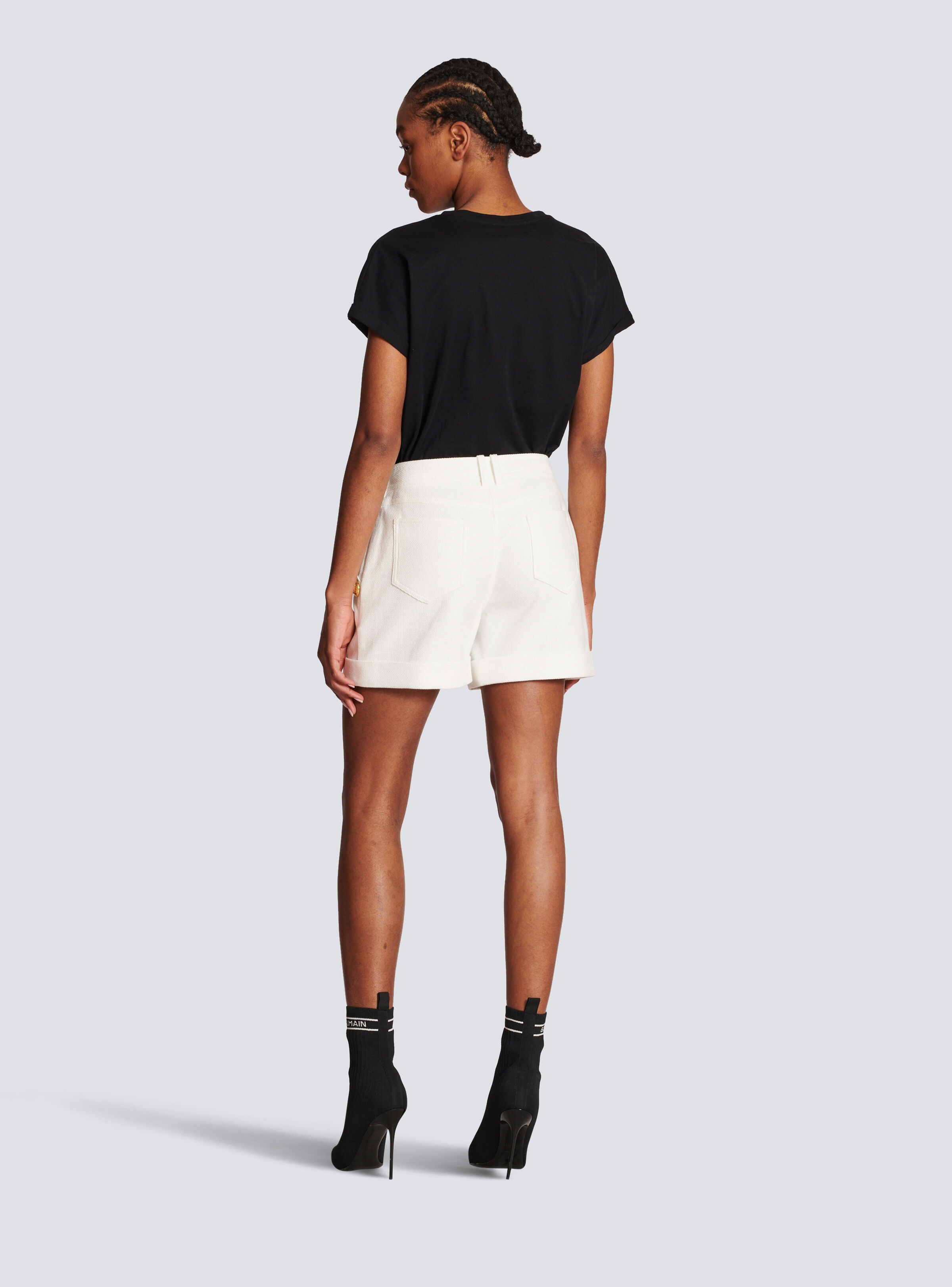 Cotton low-rise shorts - 4