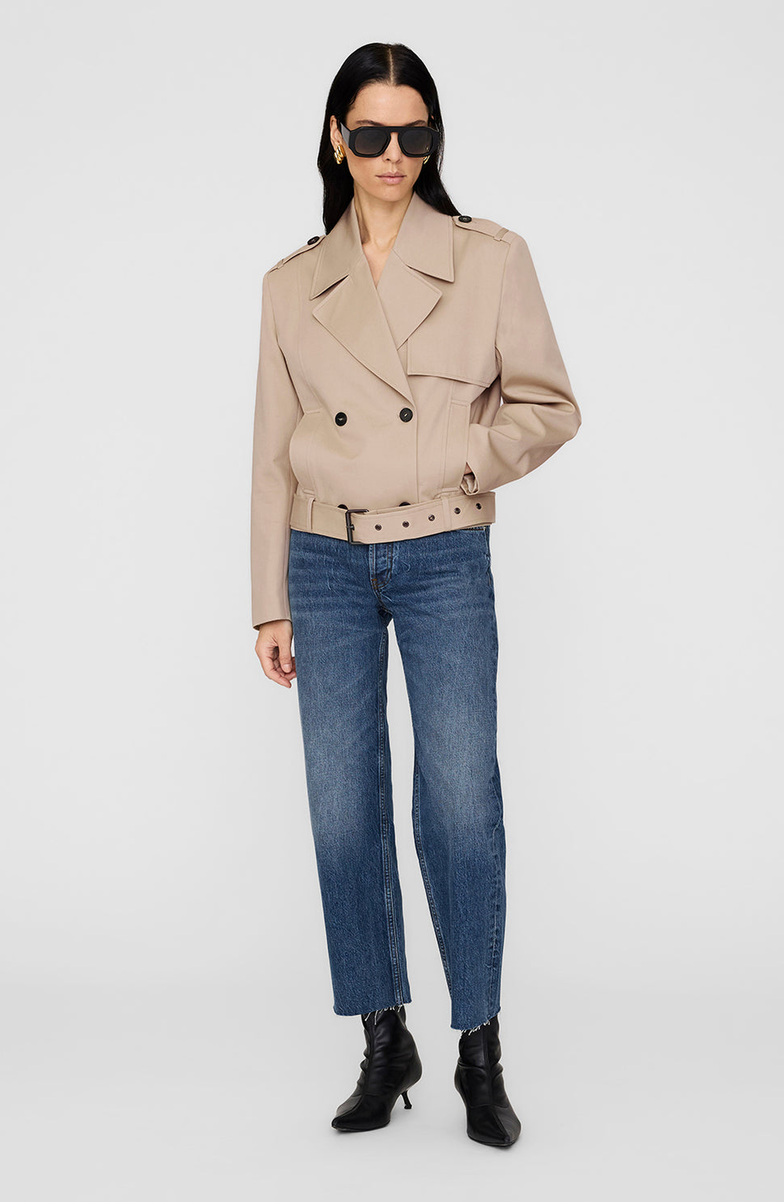ANINE BING Greer Jacket in Oatmeal at Nordstrom - 3