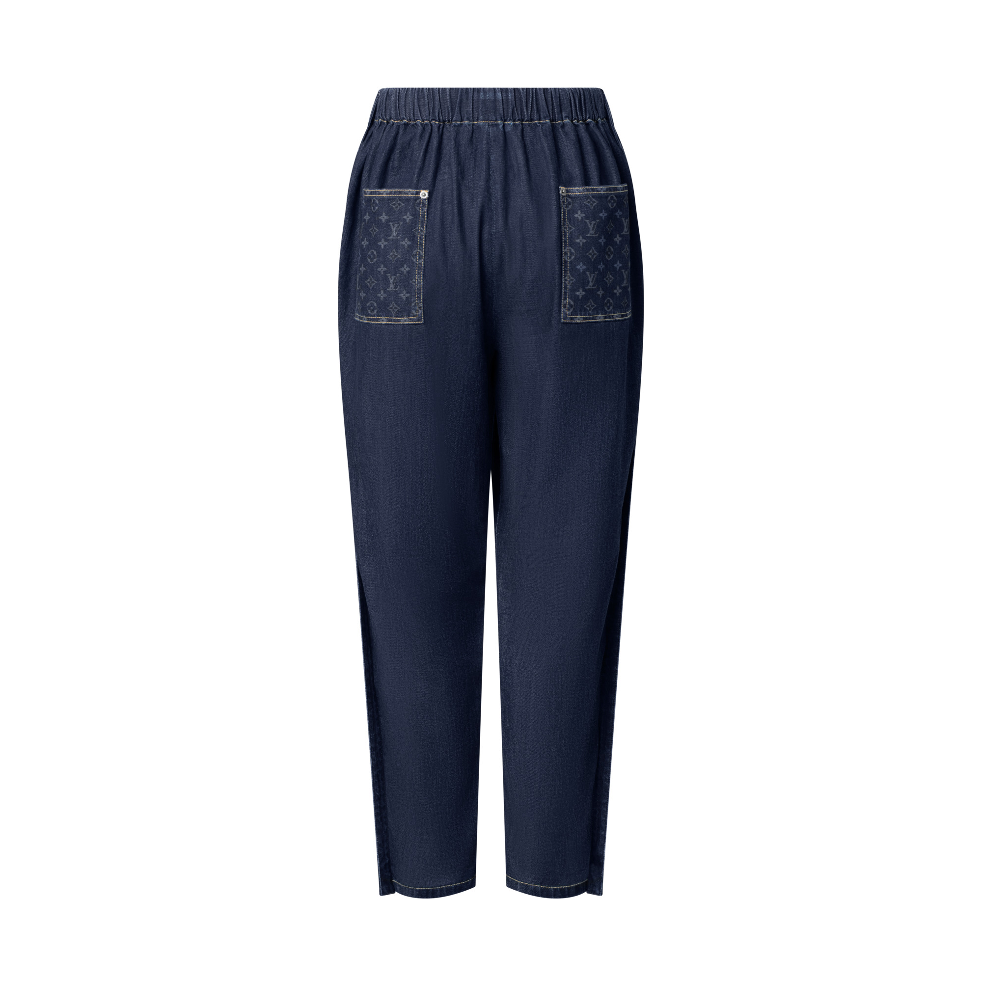 Denim Carrot Pants - 3