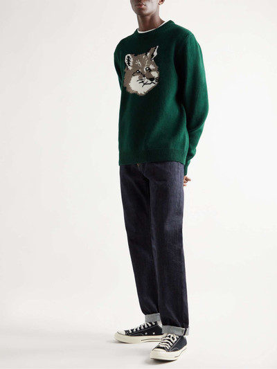 Maison Kitsuné Intarsia Wool Sweater outlook