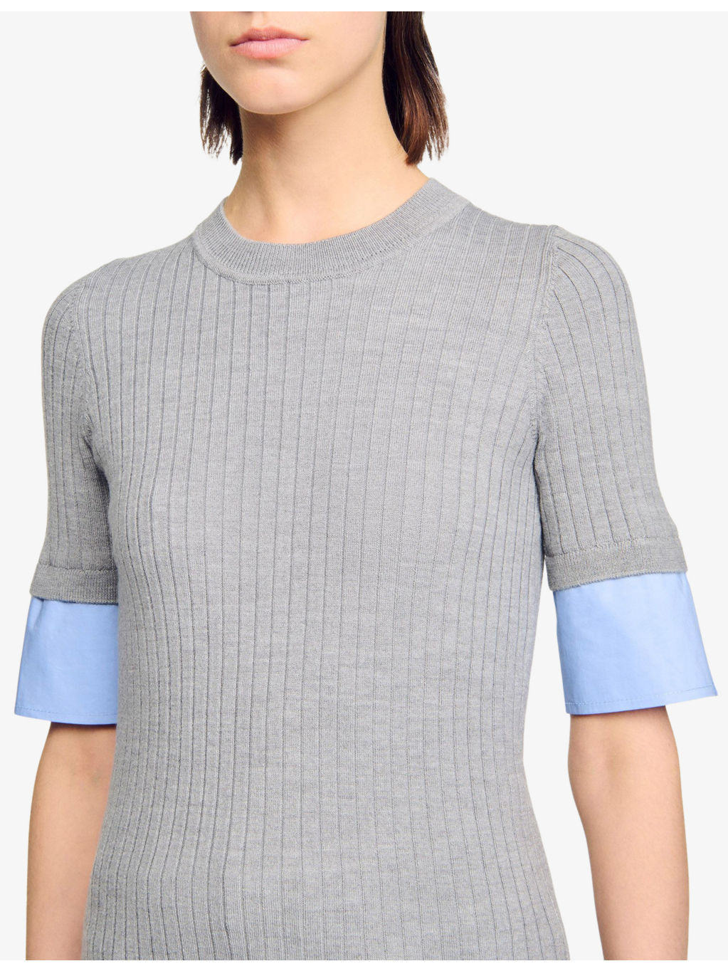 Cropped Wool and Cashmere-Blend Jumper - 5