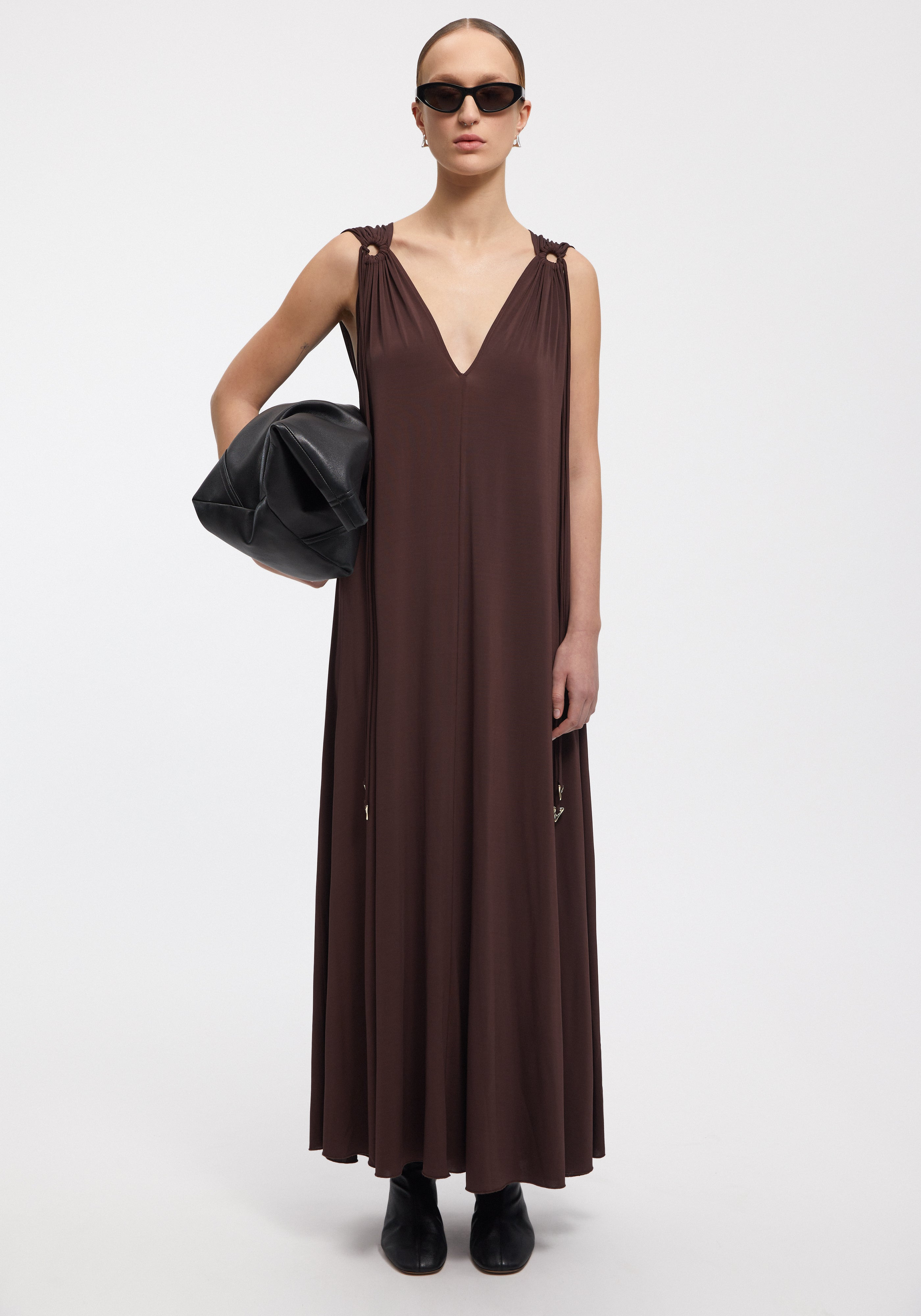DORIS
Gathered jersey maxi dress - 2