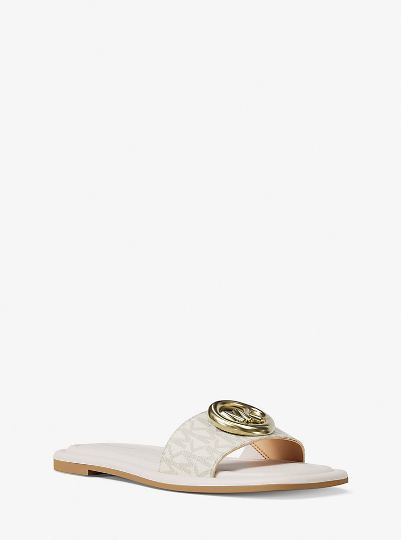 Milan Signature Logo Slide Sandal 1