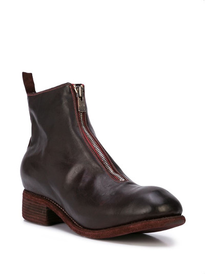 Guidi front zip ankle boots outlook