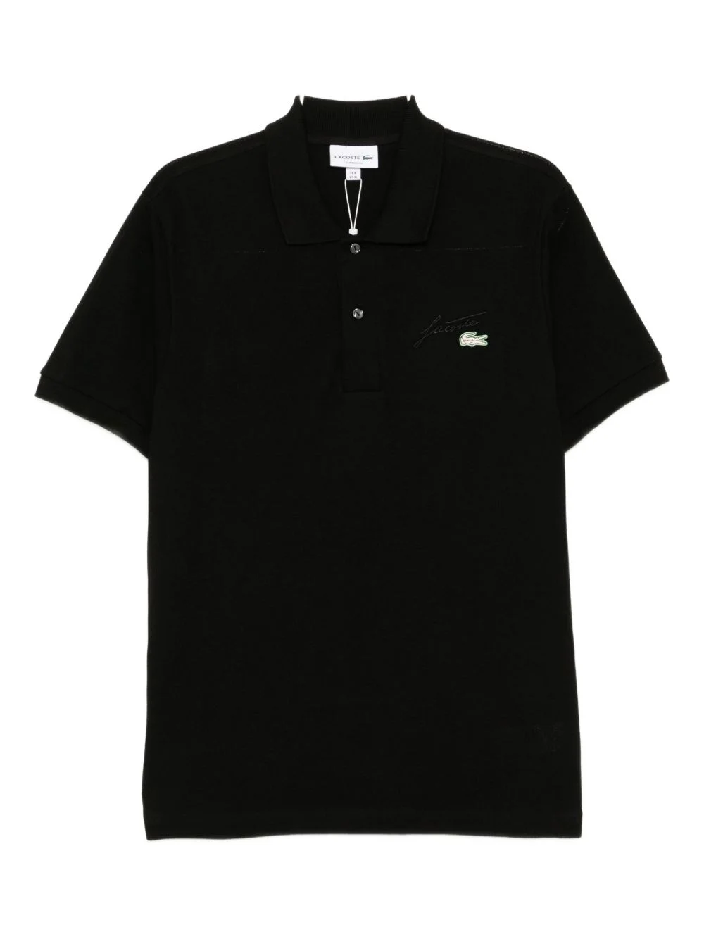 logo-embroidered polo shirt - 1