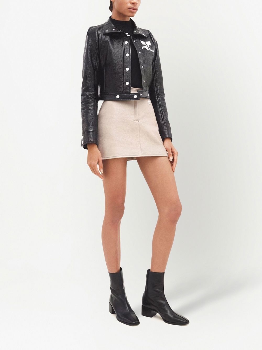 Iconique vinyl skirt - 3