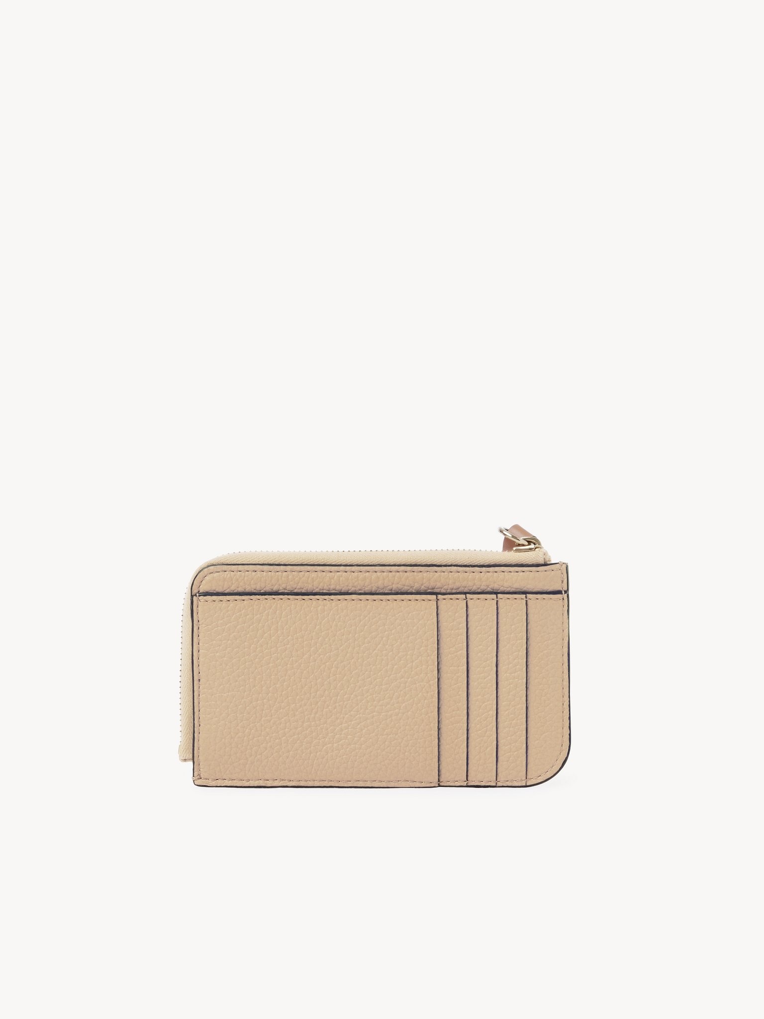 ALPHABET PURSE IN GRAINED LEATHER - 4