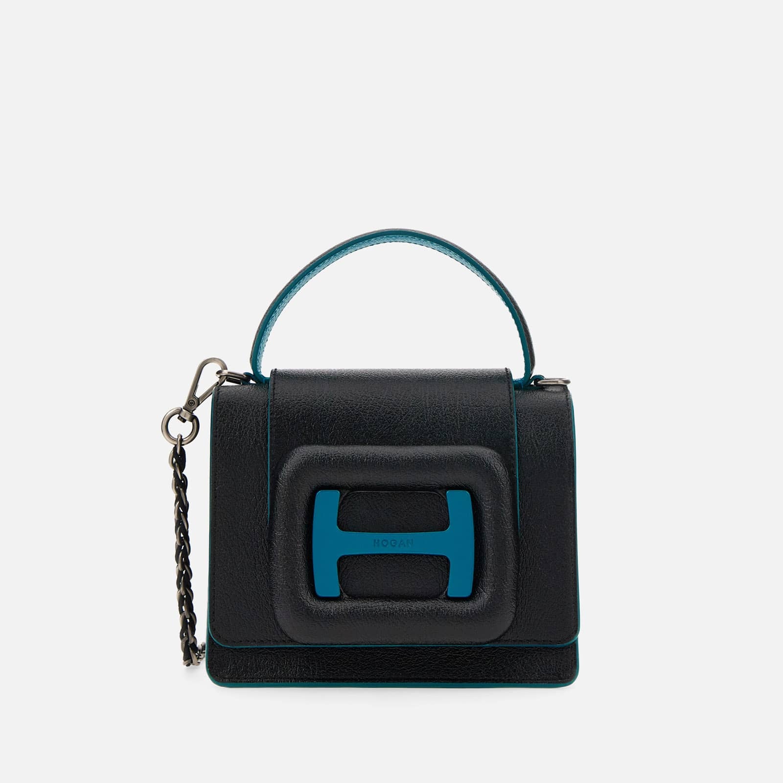 Hogan H-Bag Crossbody Bag Micro Black Blue - 1