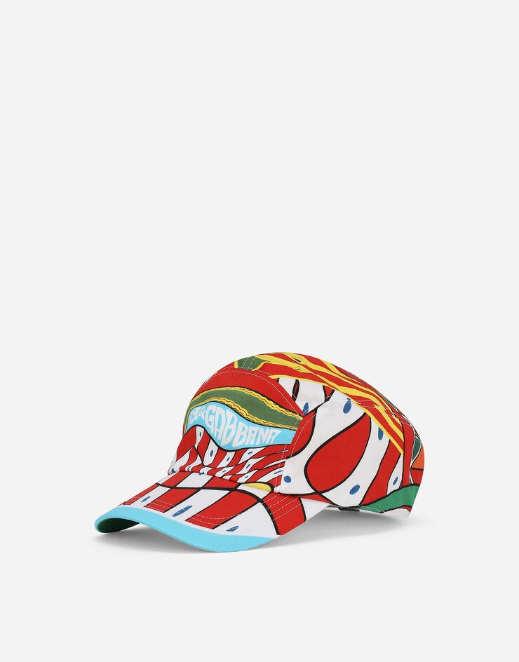 Carretto-print baseball cap - 1