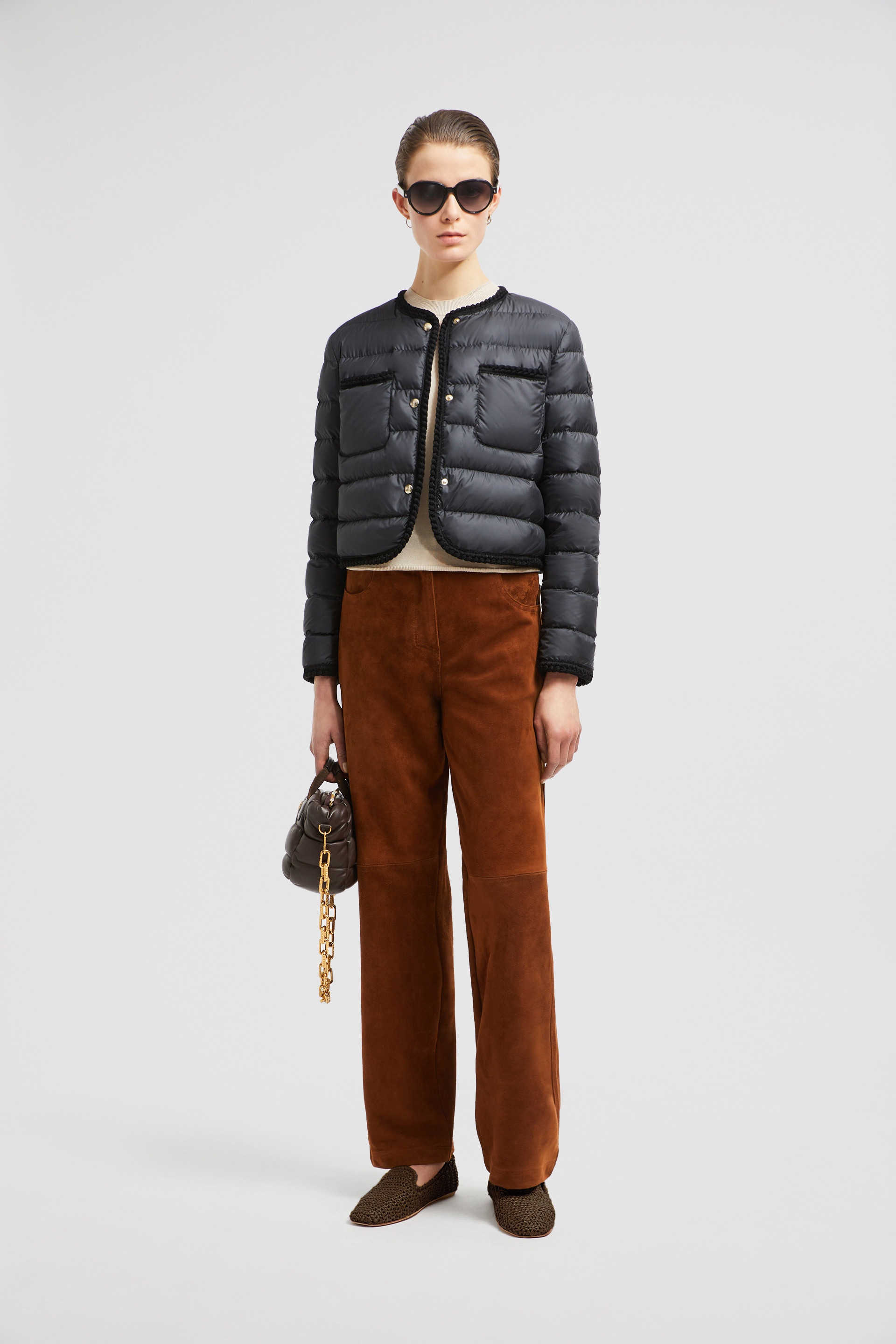 Gencay Braided Trim Short Down Jacket - 2