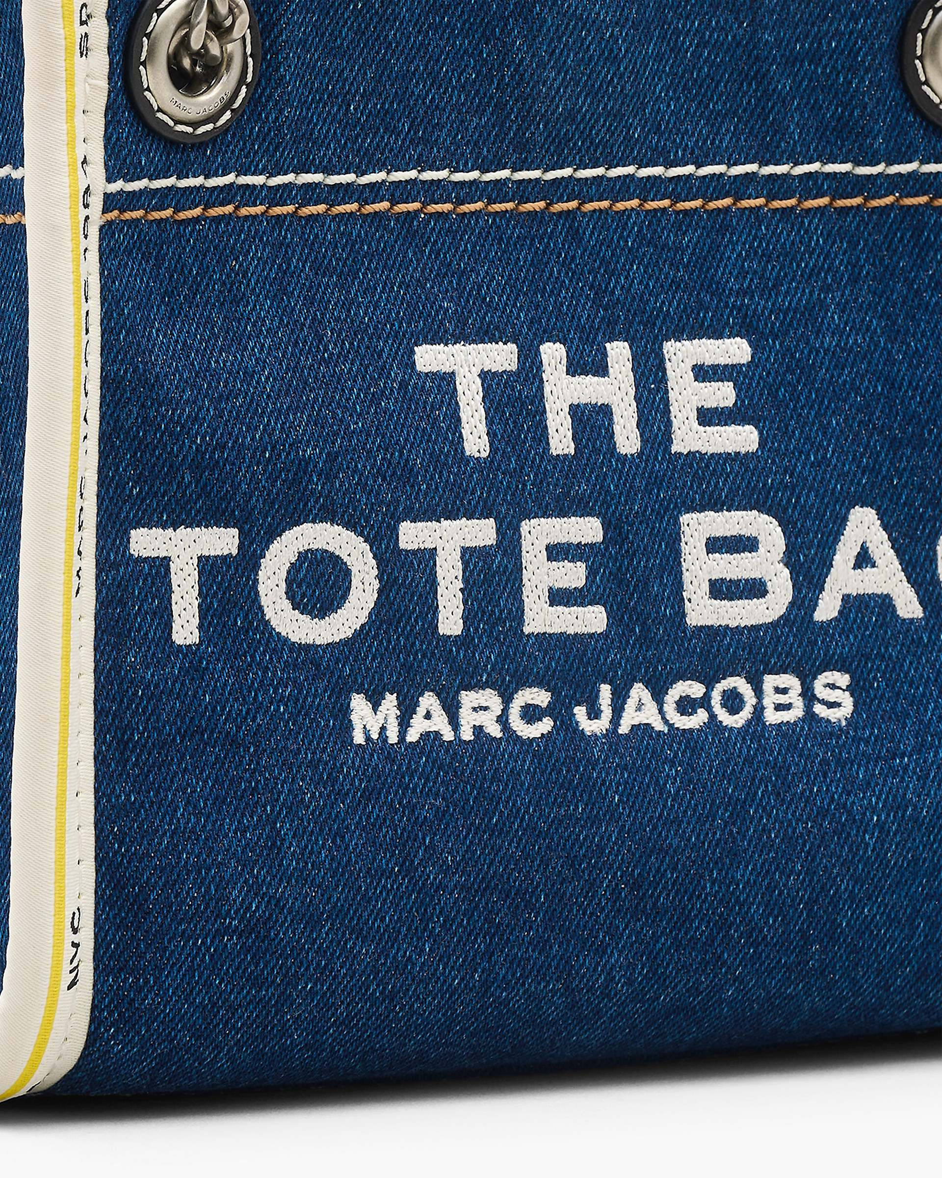 THE DENIM CHAIN CROSSBODY TOTE BAG - 5