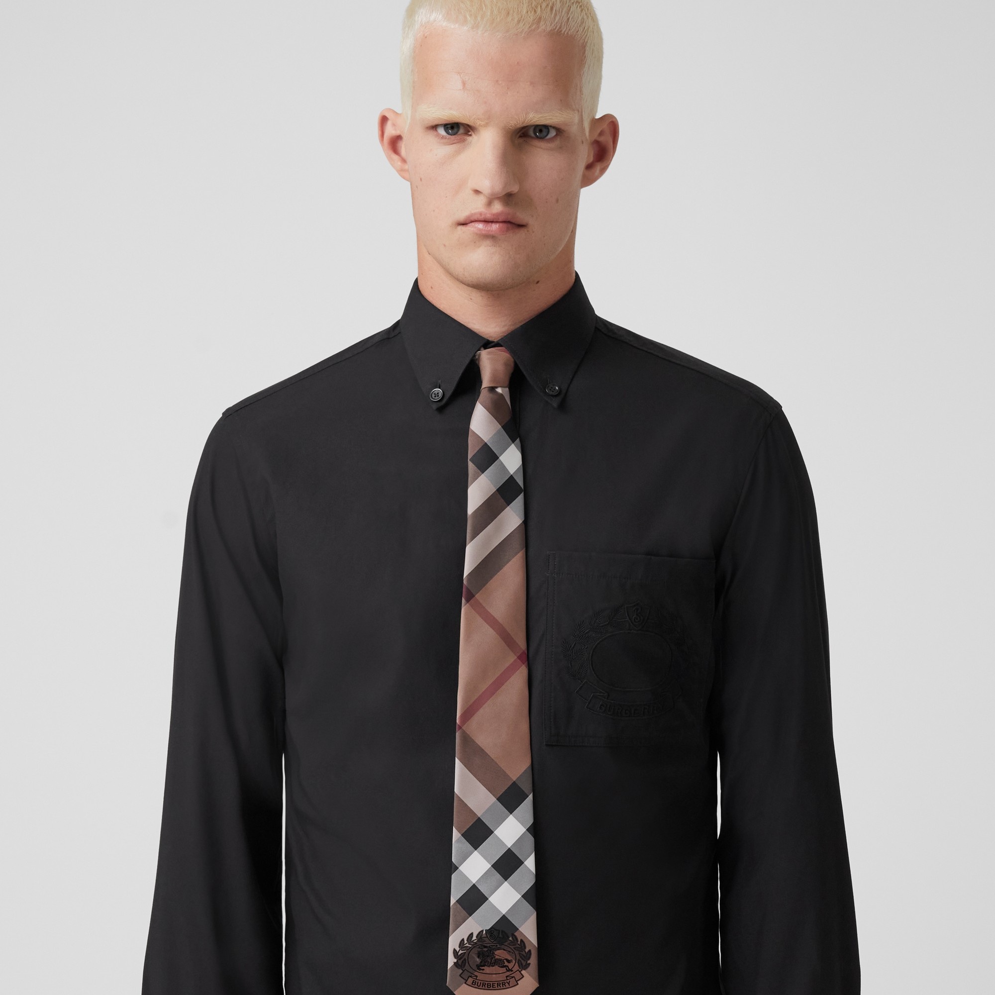 Classic Cut EKD and Check Silk Tie - 3