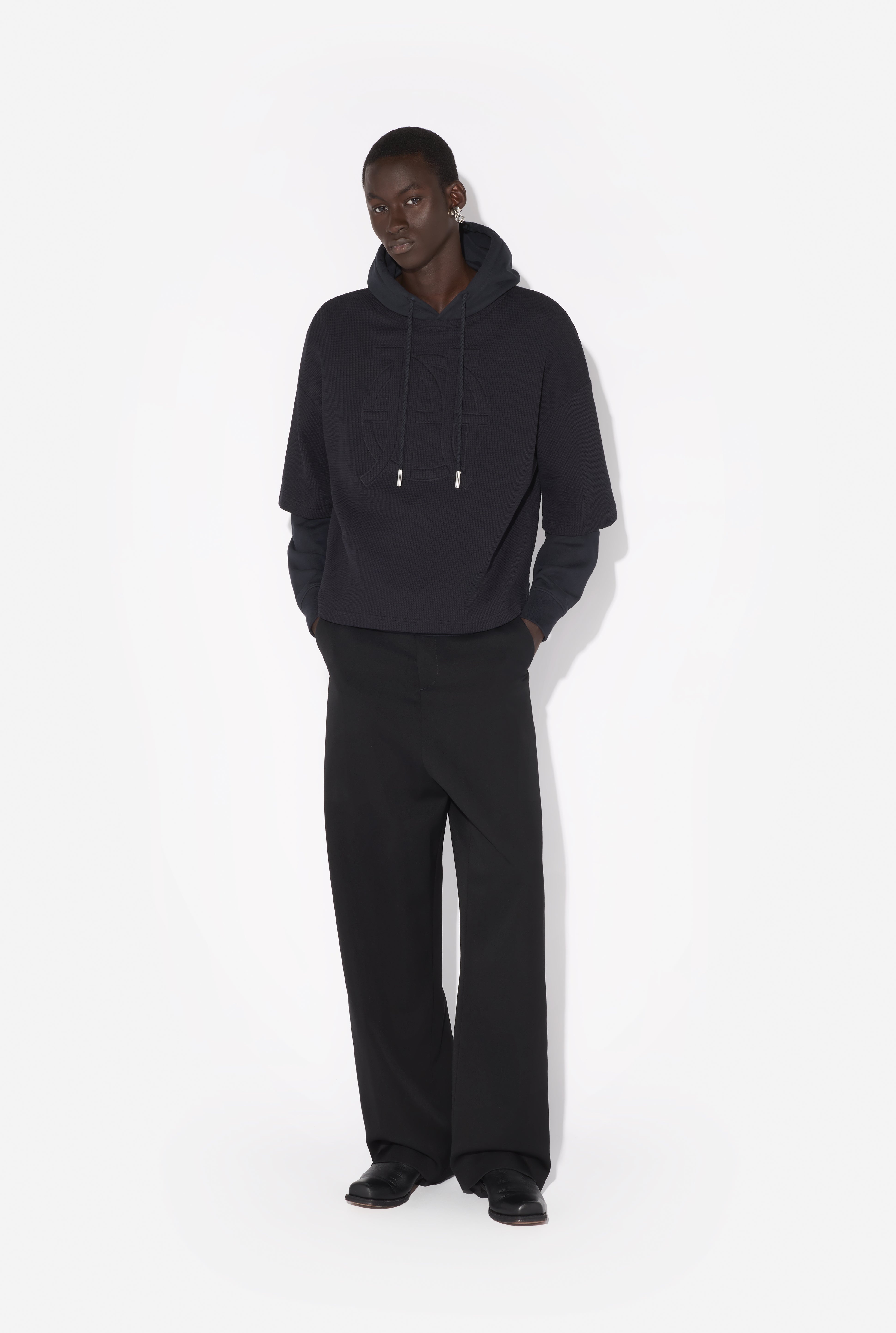 THE OVERSIZED BLACK JPG SWEATSHIRT - 6