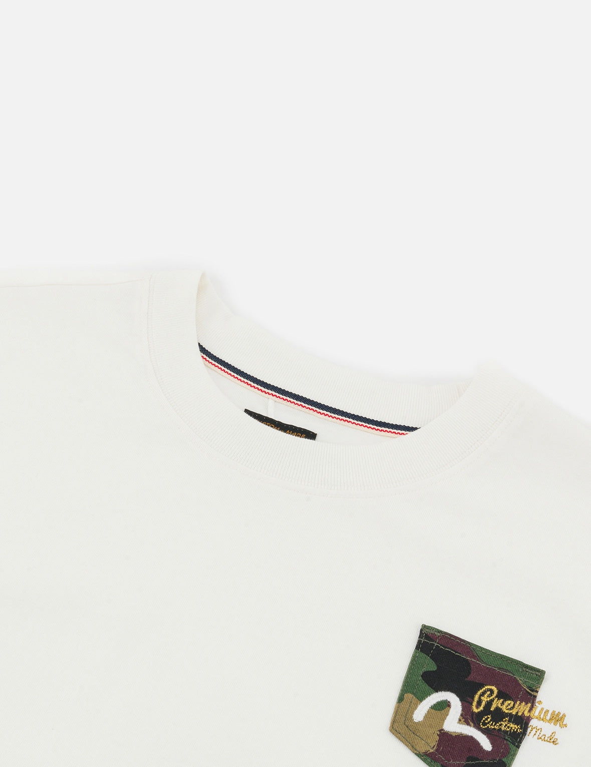 Multi-embroidery and Multi-pocket Relax Fit T-shirt - 6