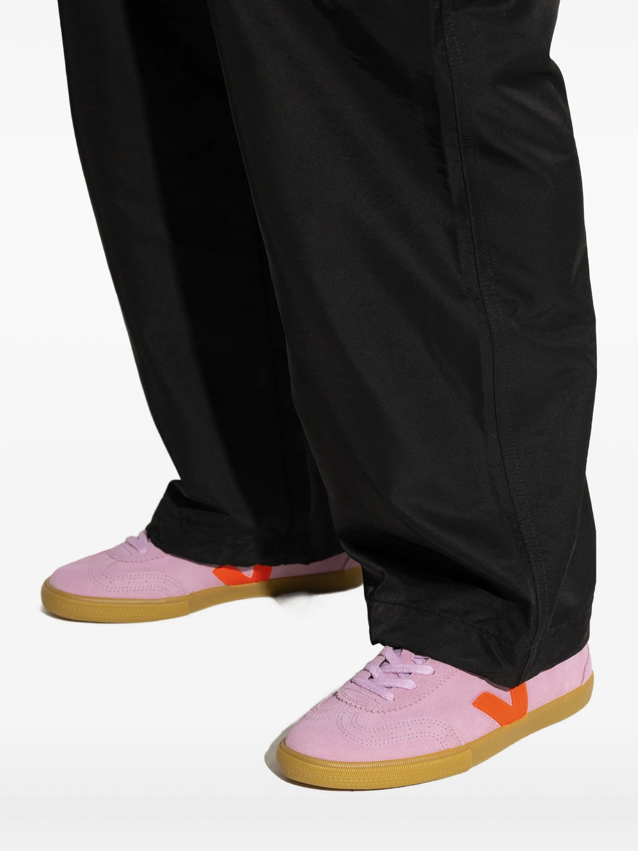 Veja Suede Logo Sneakers - 5