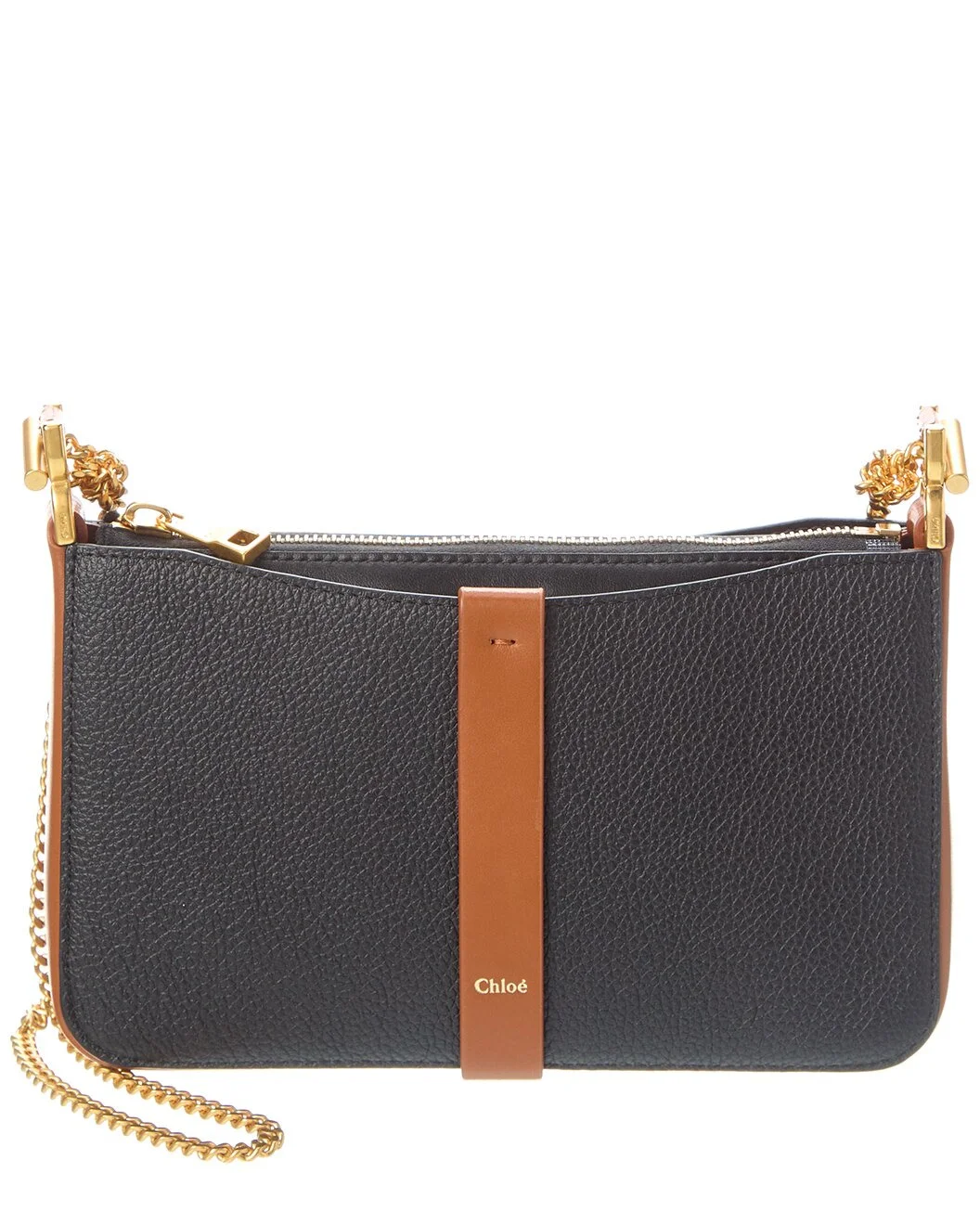 Chloé Marcie Leather Pouch On Chain - 1