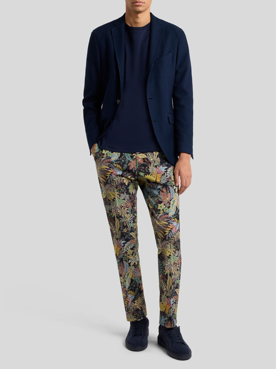 WORKED WEAVE JERSEY JACKET - 6