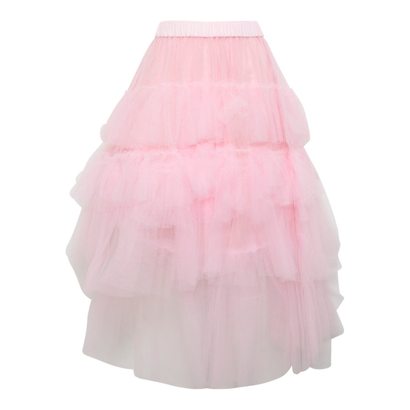 Long Tiered Tulle Skirt 1