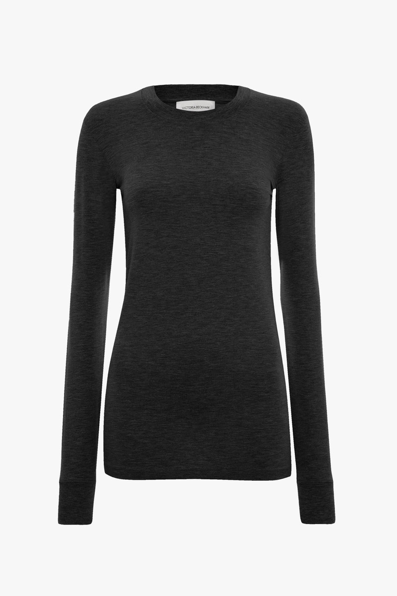 Long Sleeve T-Shirt In Black 1