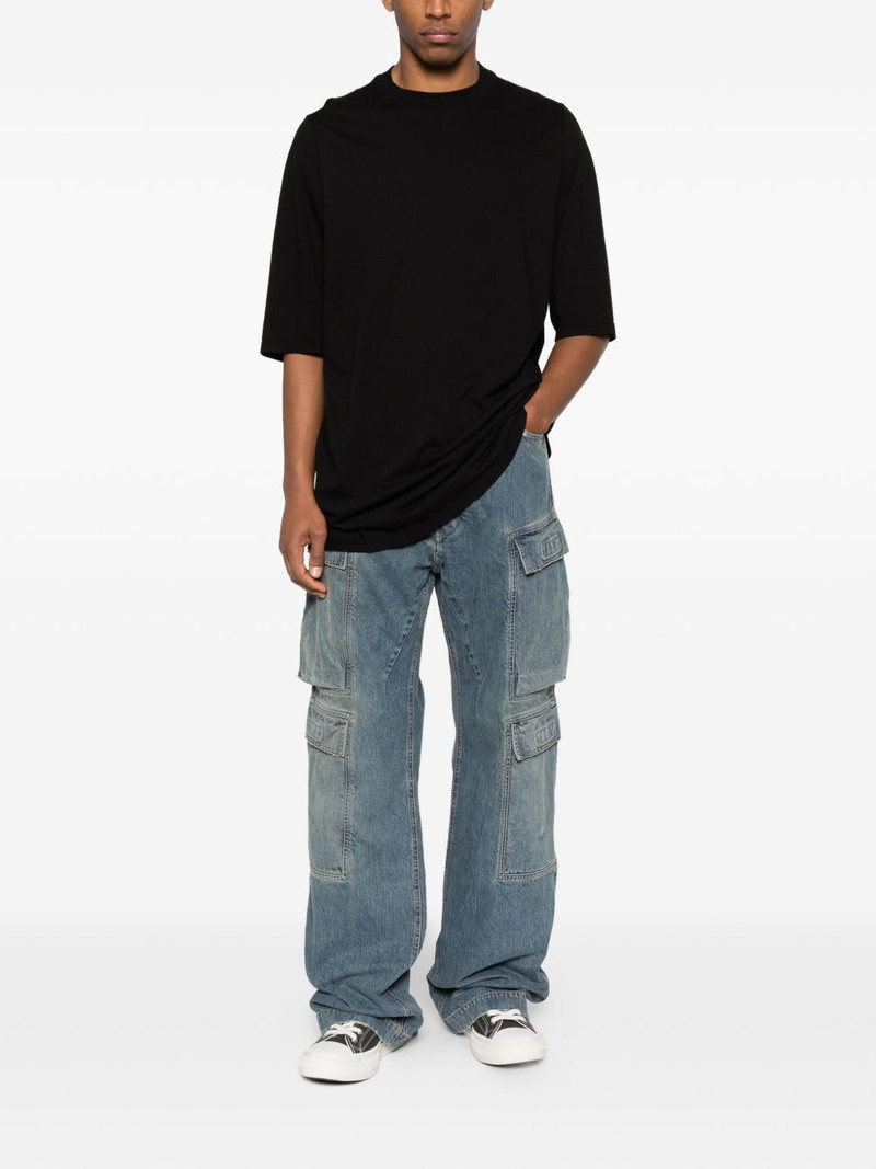 Rick Owens DRKSHDW distressed cargo jeans outlook