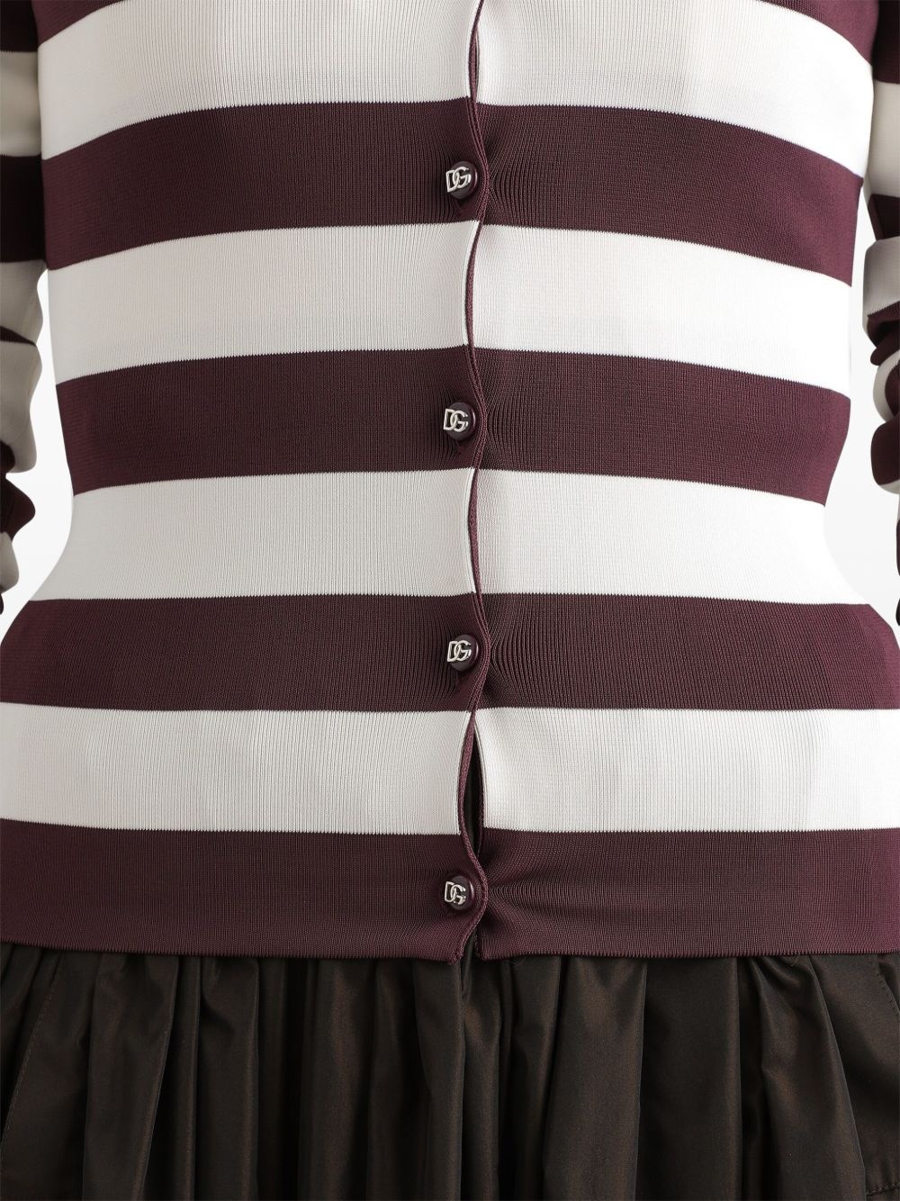 striped cardigan - 5