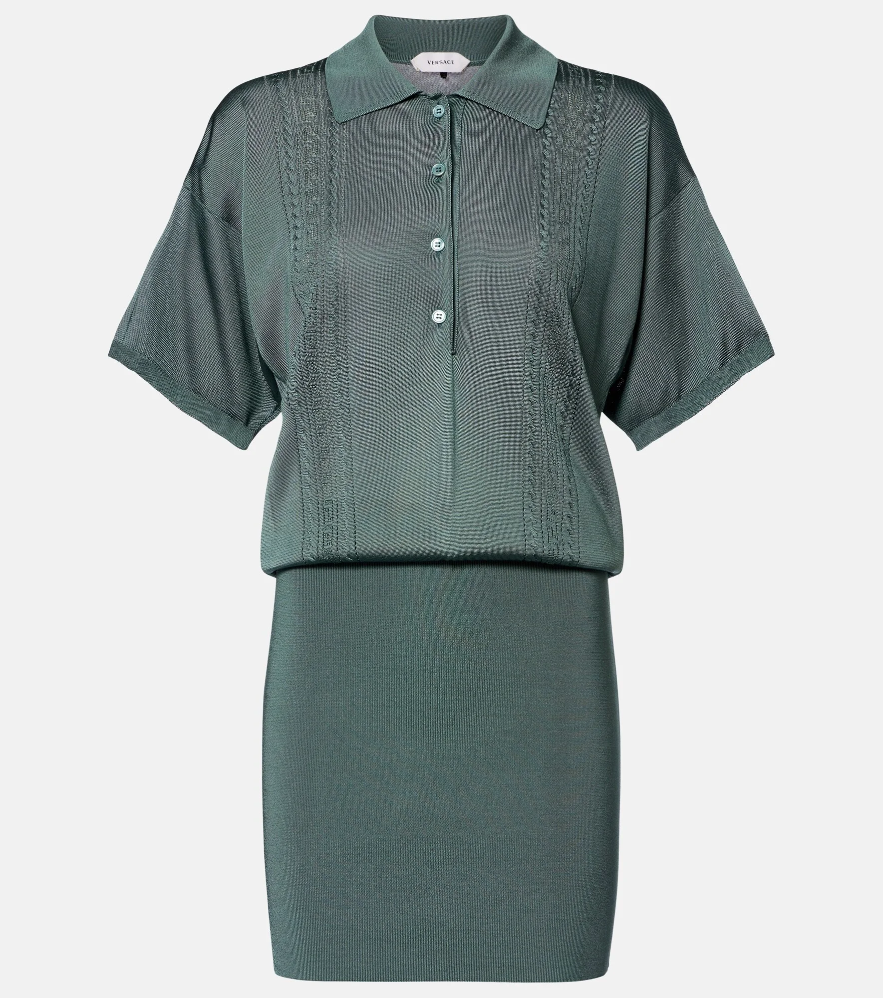 Metallic-effect minidress - 1