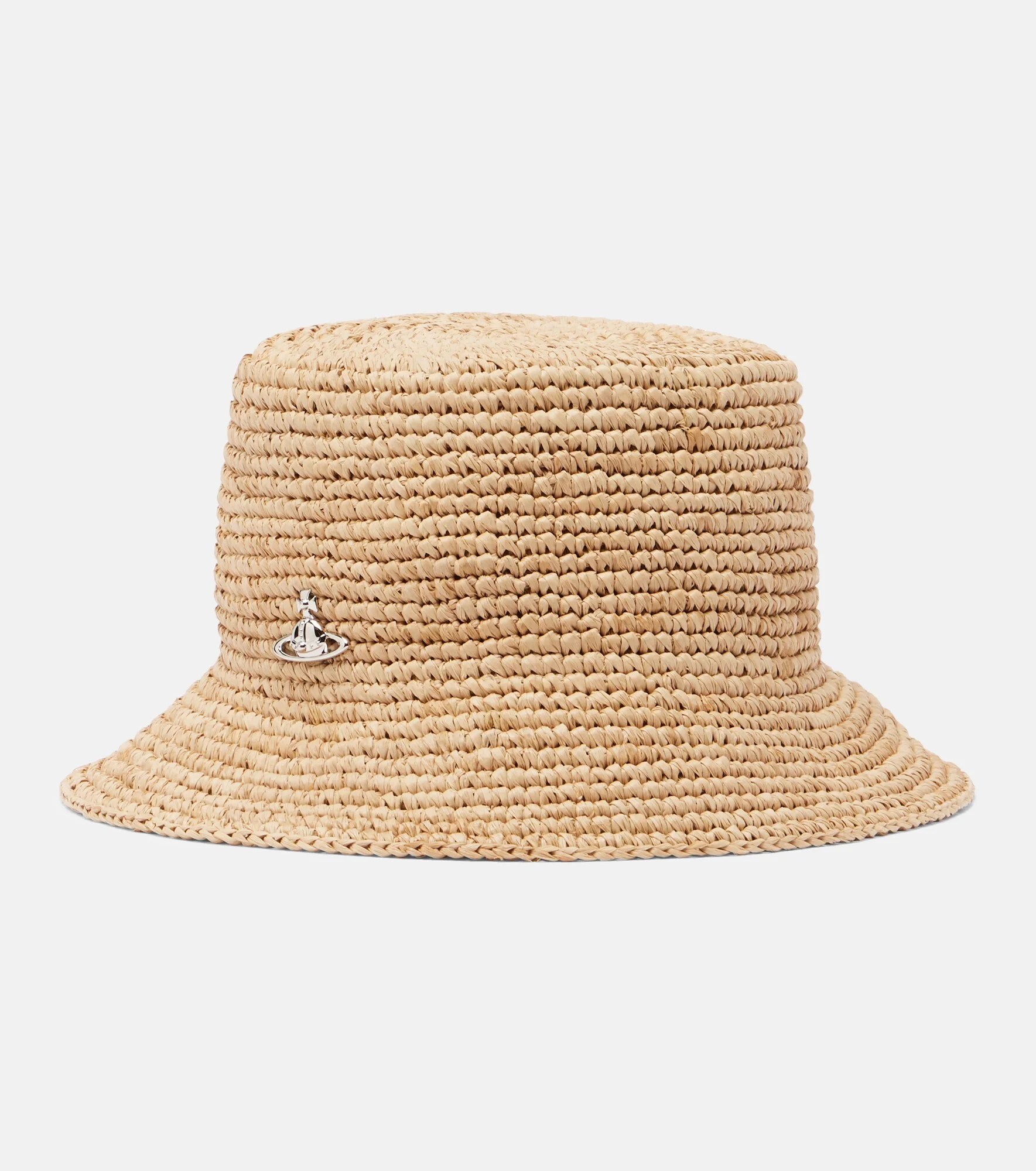 Orb raffia bucket hat - 1