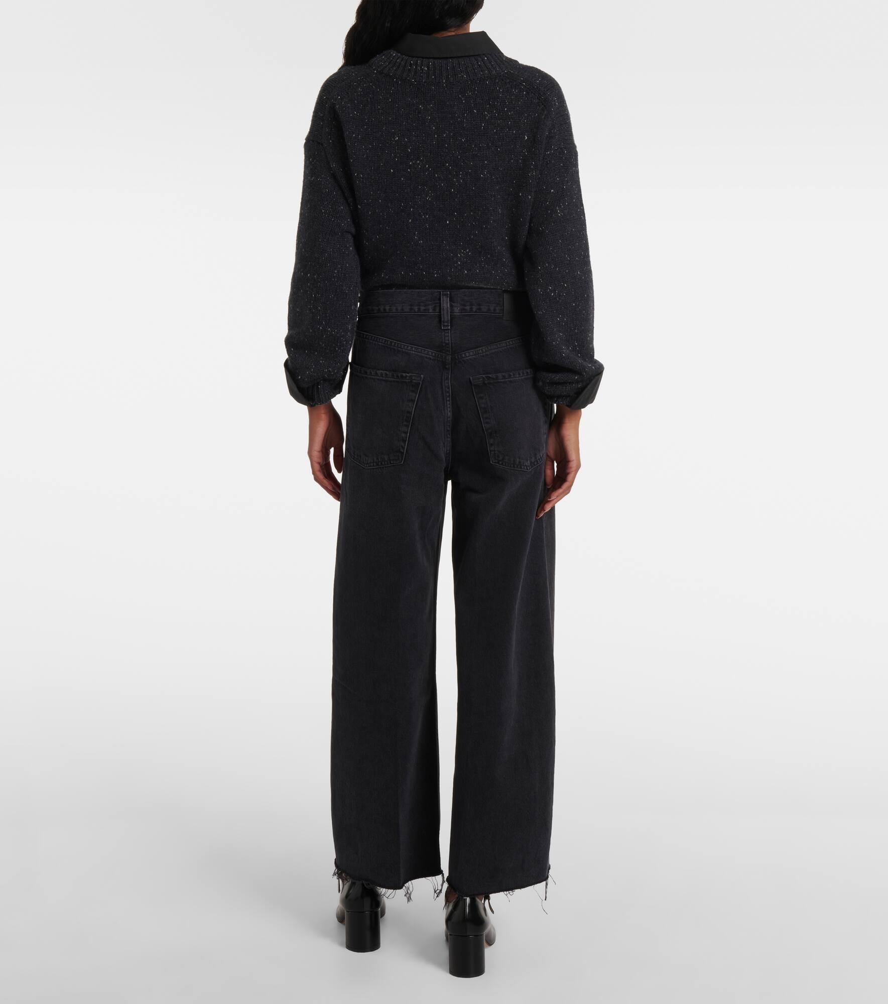 Ayla cropped wide-leg jeans - 3