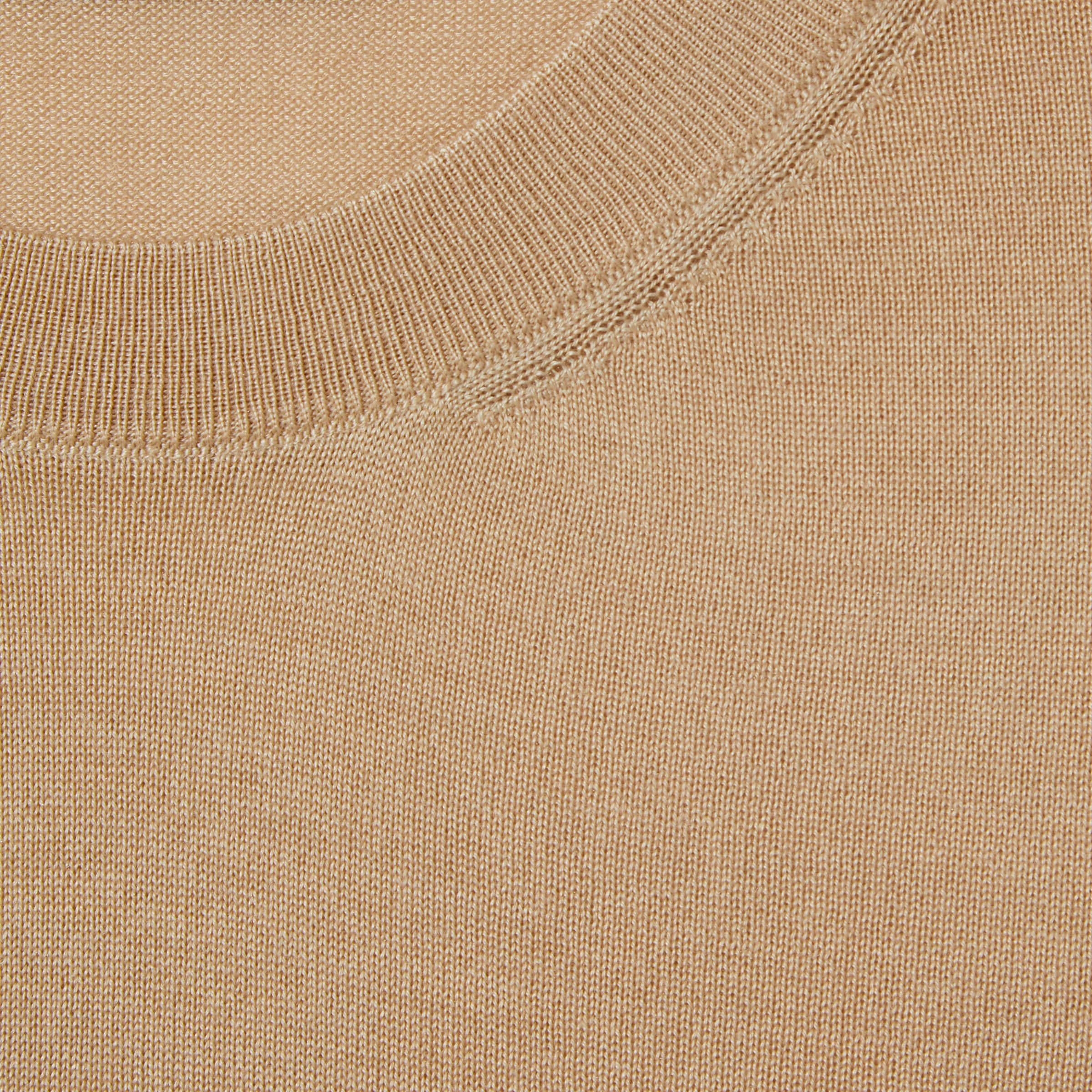 Cashmere and silk top with intarsia - 7