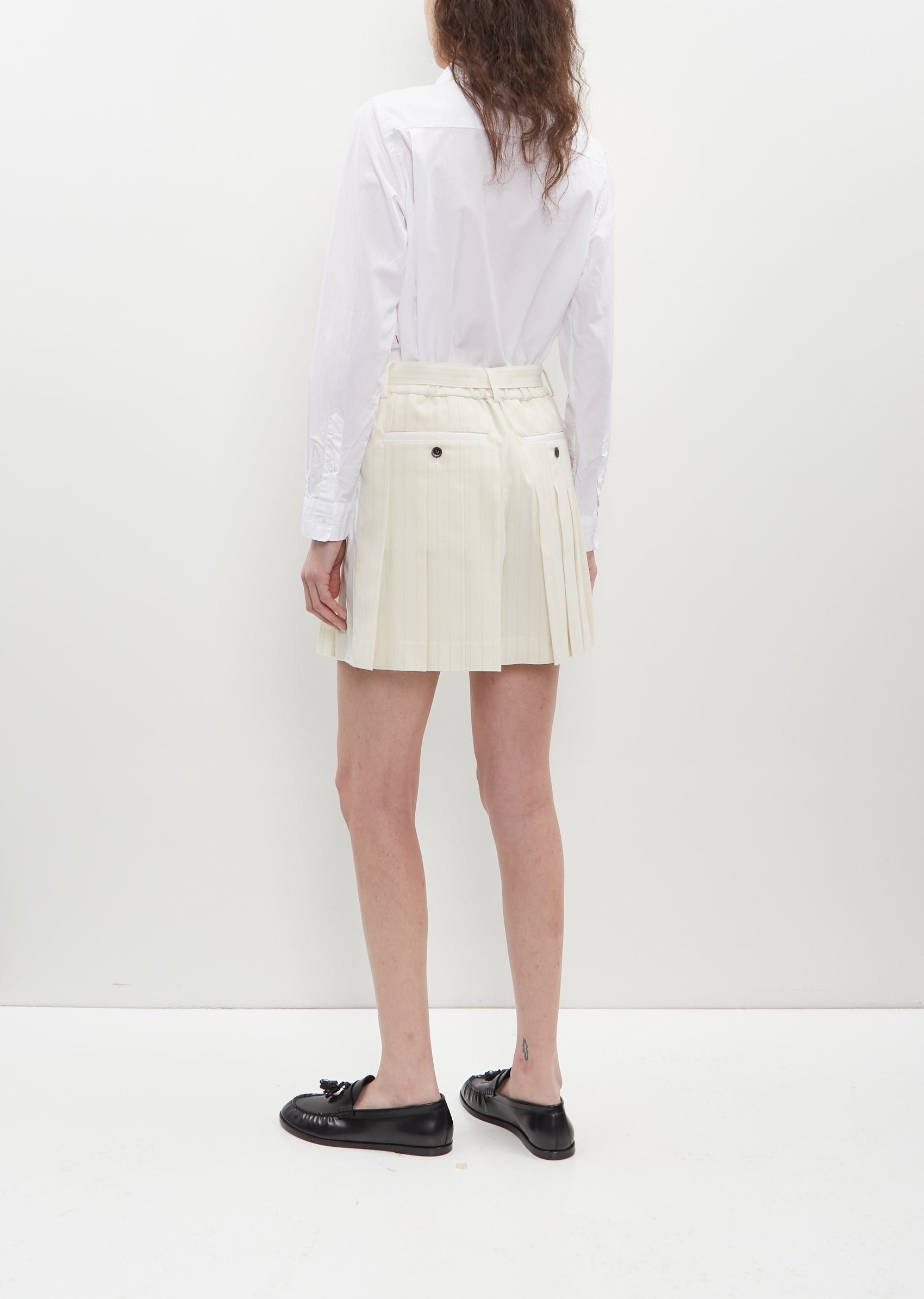 Chalk Stripe Shorts - 3