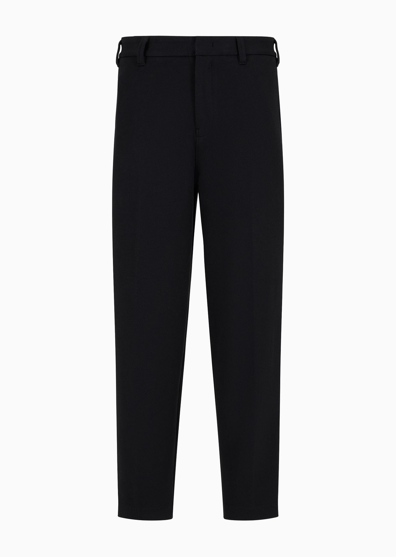 Piqué jersey-fleece trousers - 1