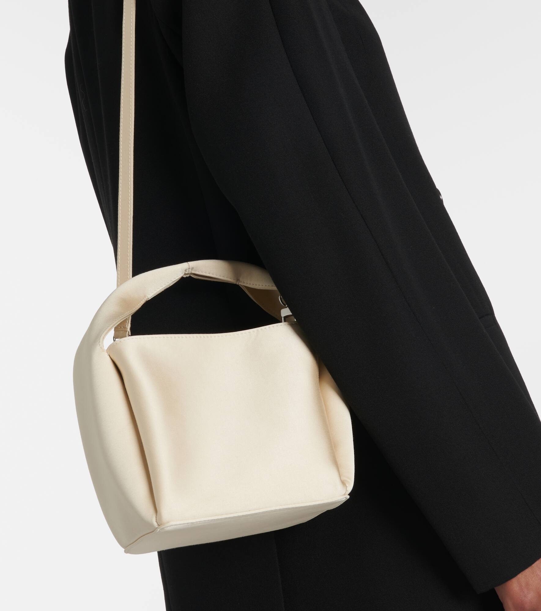 Petite satin bucket bag - 2