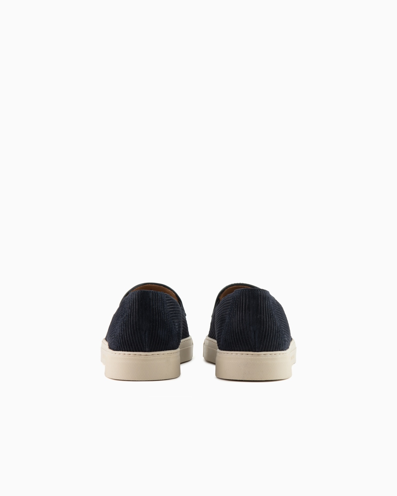 MULTI-STRIPED SUEDE SLIP-ONS - 4