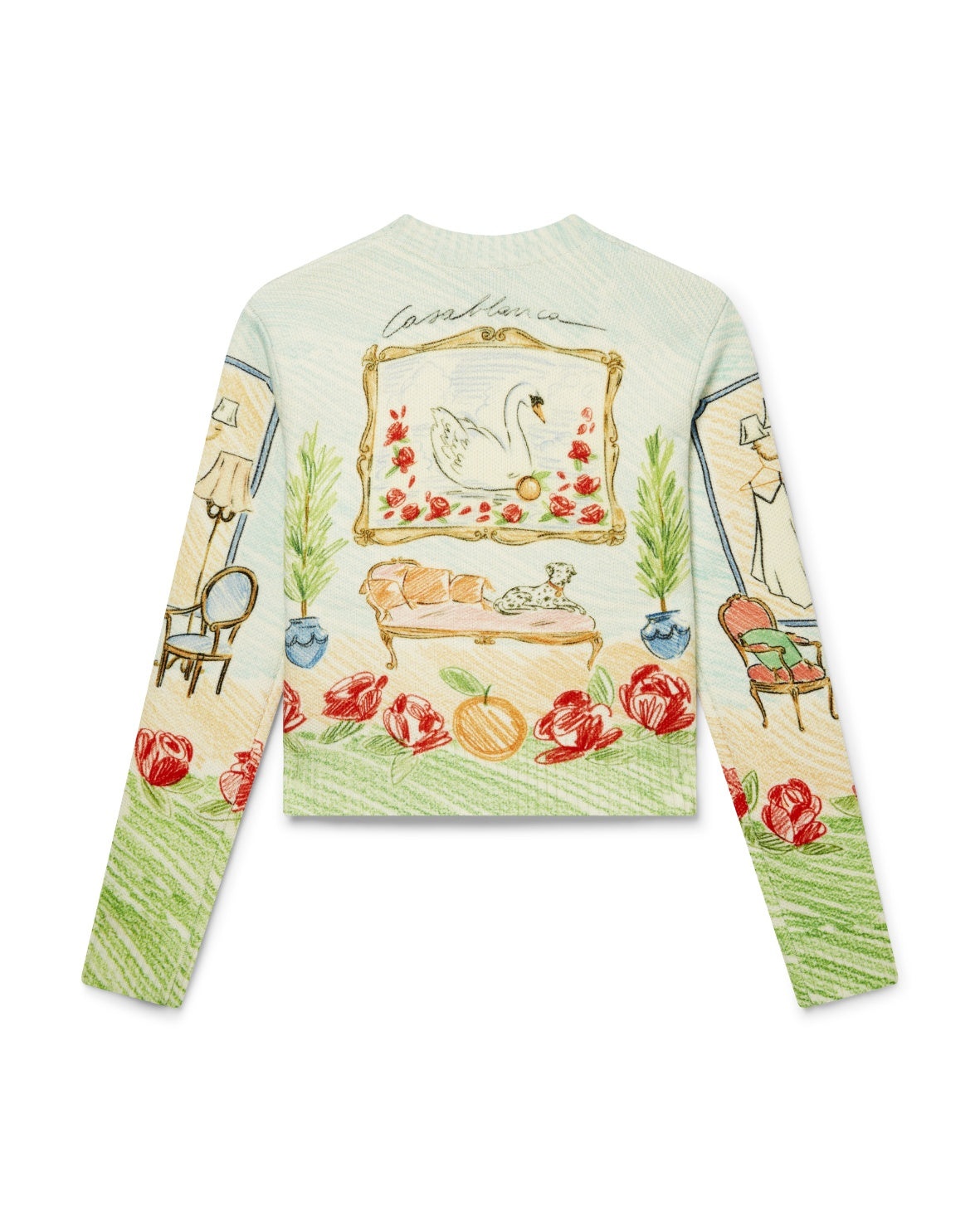 L'Appartement De Reve Printed Crew Neck Jumper - 2