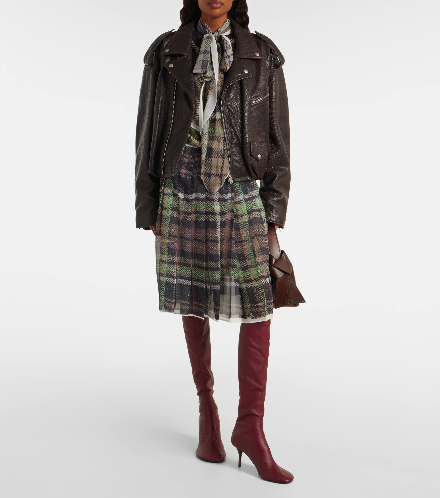 75 leather knee-high boots - 3