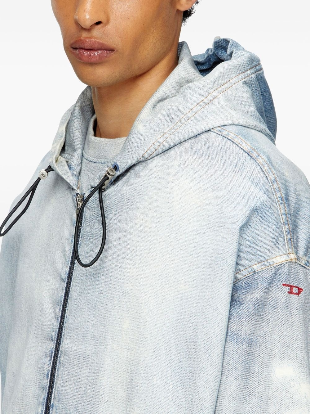 D-Wynny hooded zip-up jacket - 5