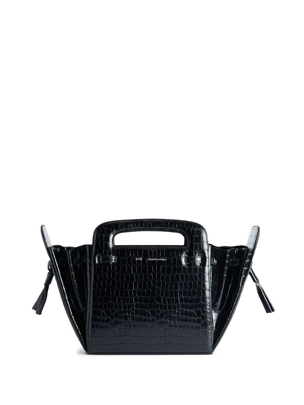 croc-effect tote bag - 5