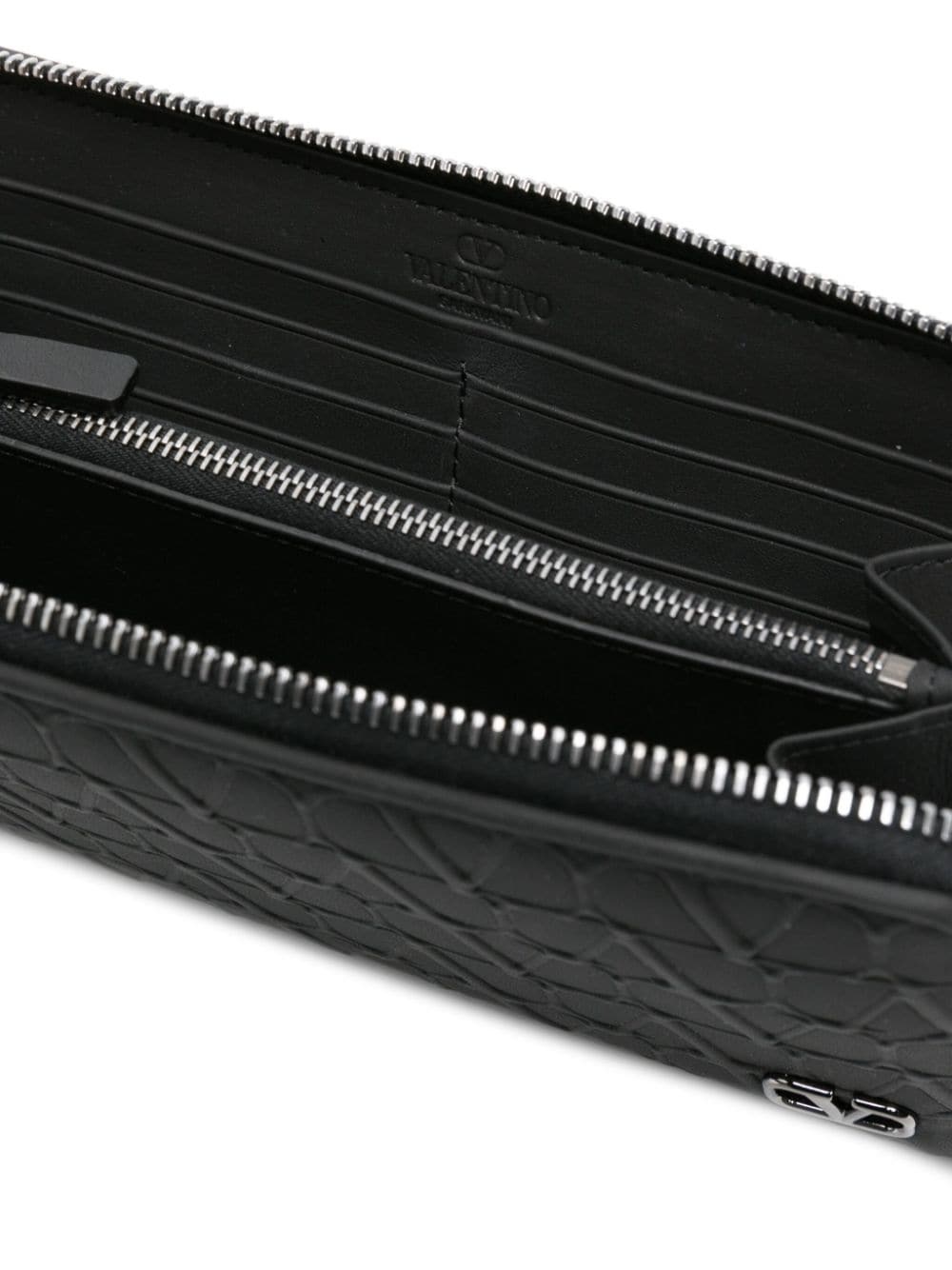 Toile Iconographe-embossed leather wallet - 3