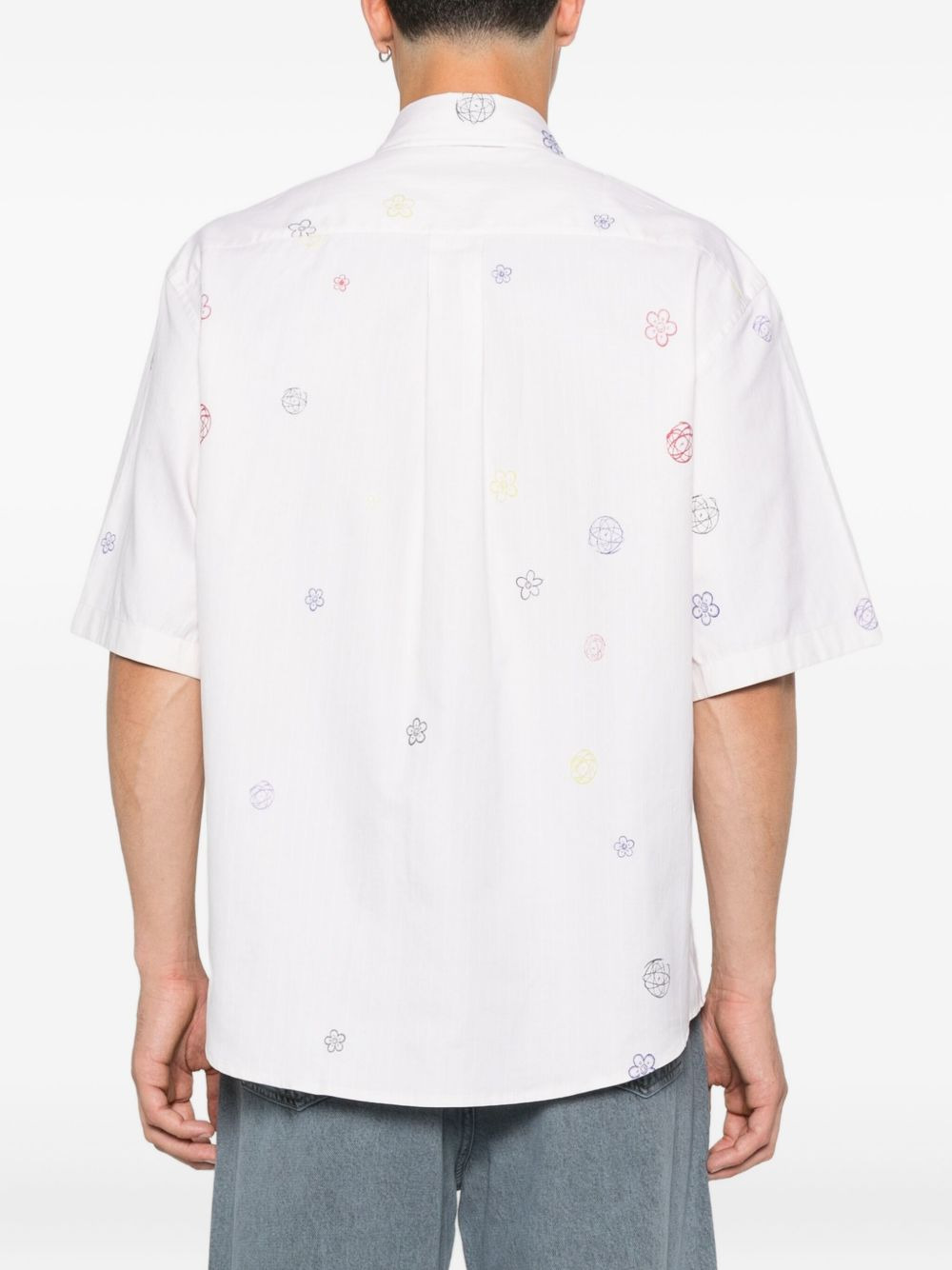 x Futura 2000 embroidered short-sleeve shirt - 4