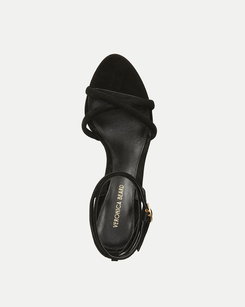 MANUELA SUEDE SCULPTED WEDGE SANDAL - 3
