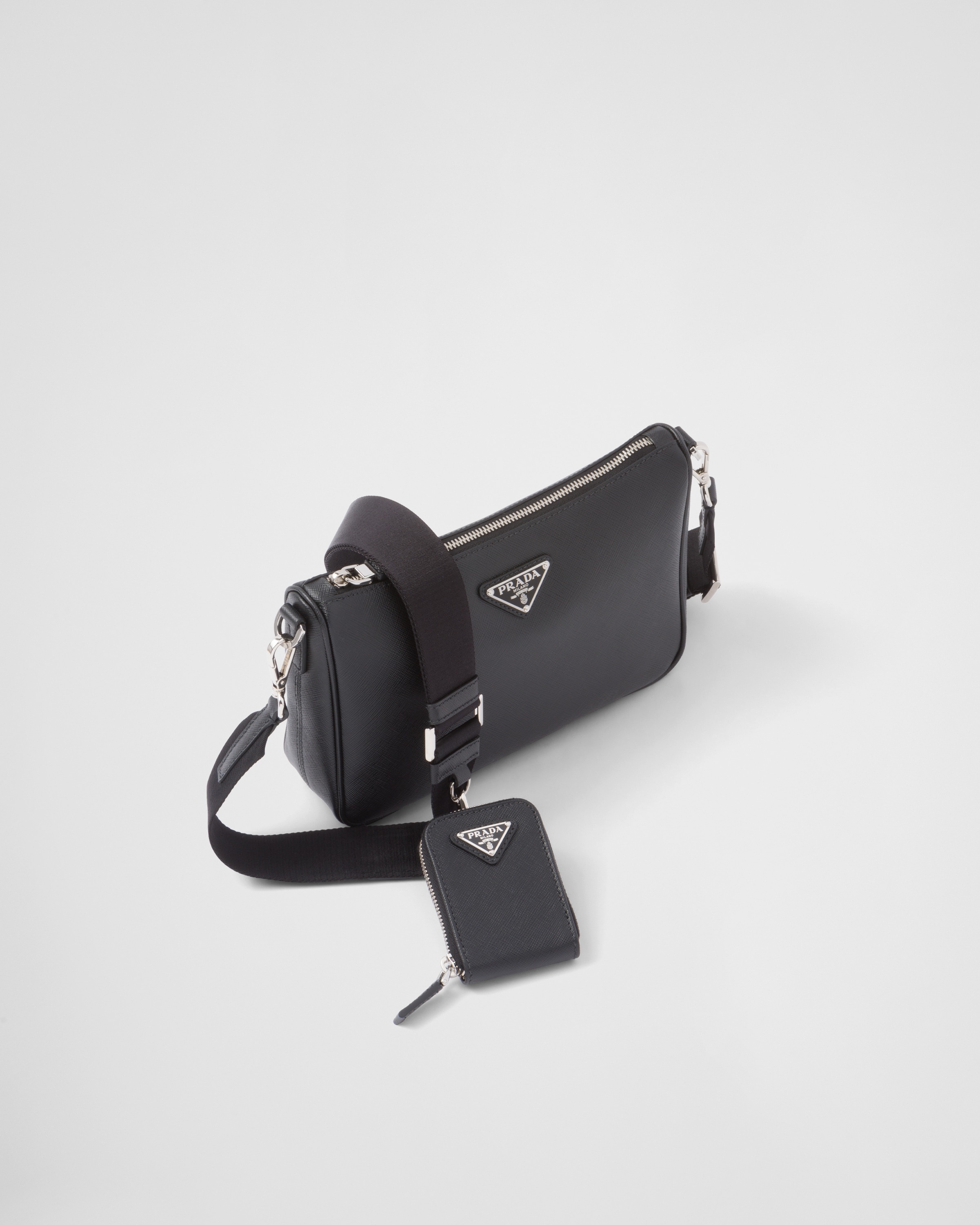 Saffiano-leather shoulder bag - 3