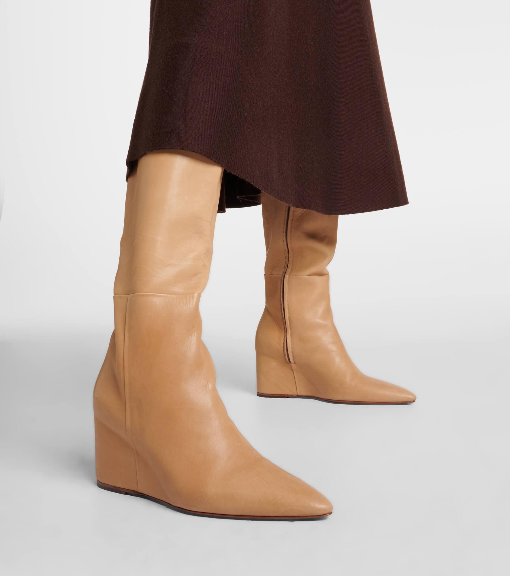 Remedios leather knee-high boots - 4