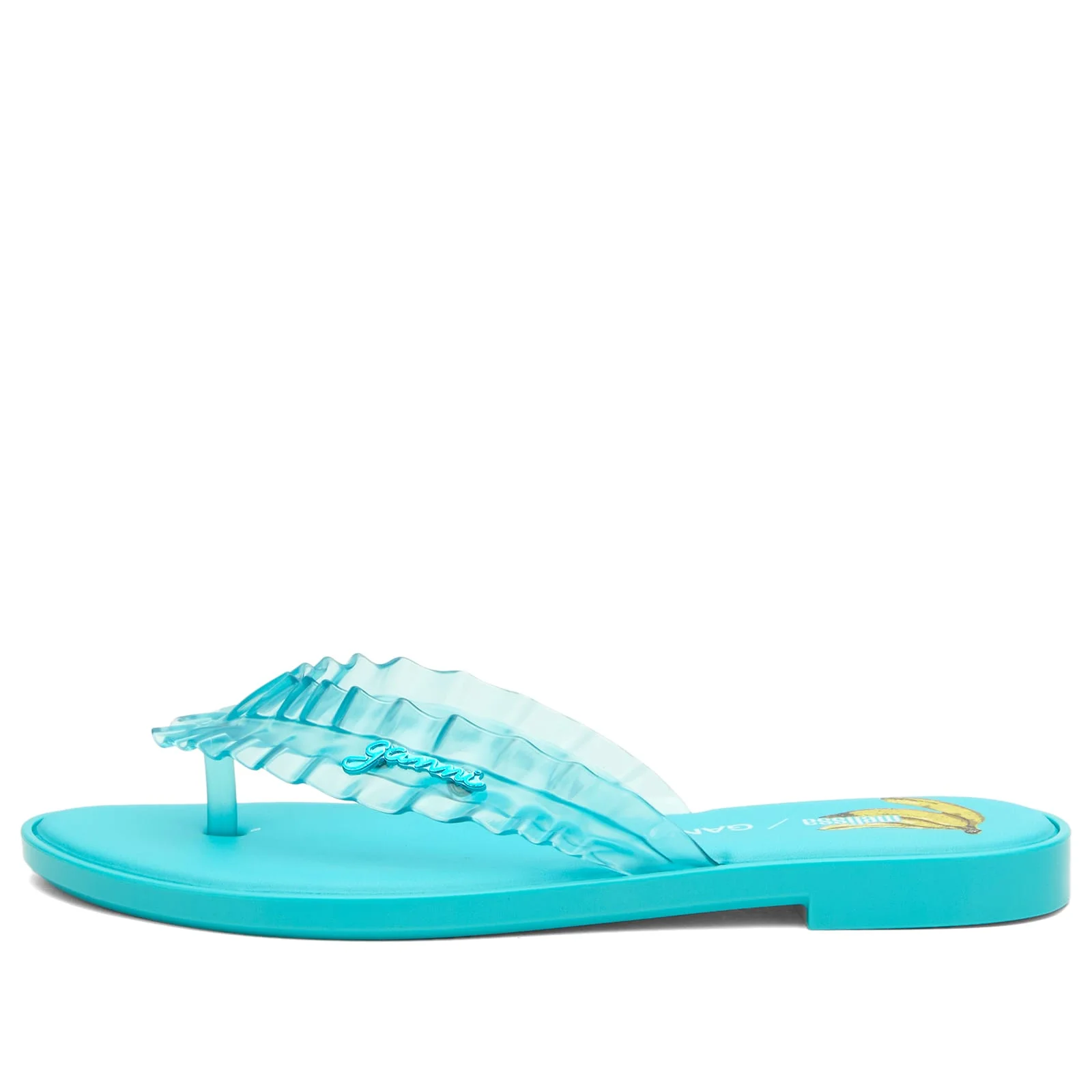 Melissa x Ganni Leopard Flip Flop Slim - 1