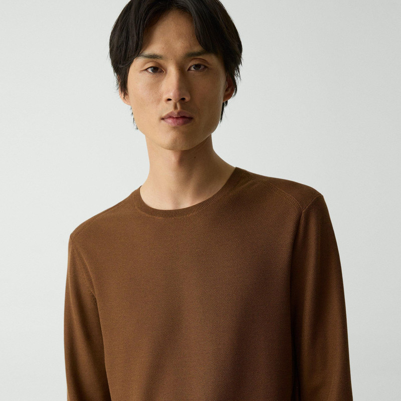 Crewneck Sweatshirt in Silk-Cotton 5