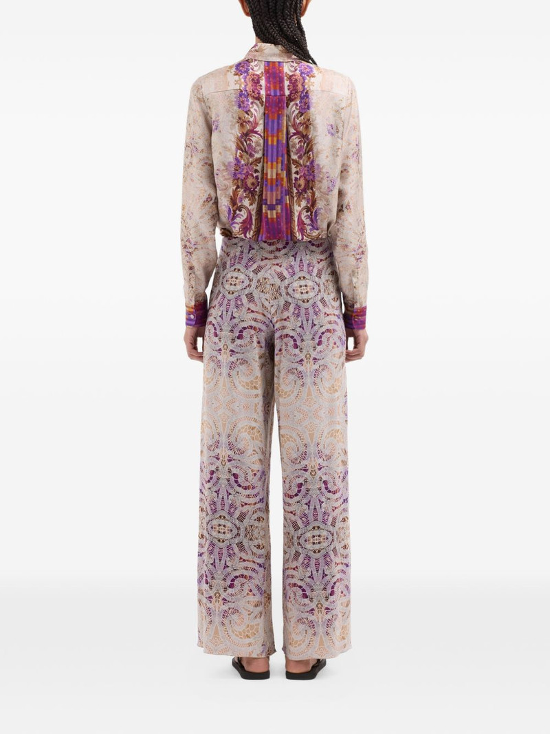 Adanastr mosaic high-waisted trousers 4