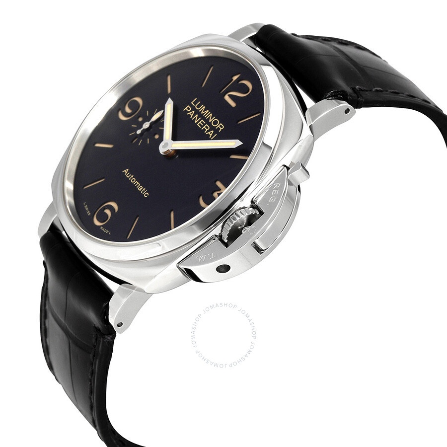 Pre-owned Panerai Luminor Due 3 Days Automatic Black Dial Men's Watch PAM00674 - 2