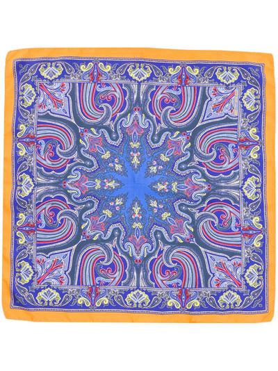 Etro printed pocket square outlook