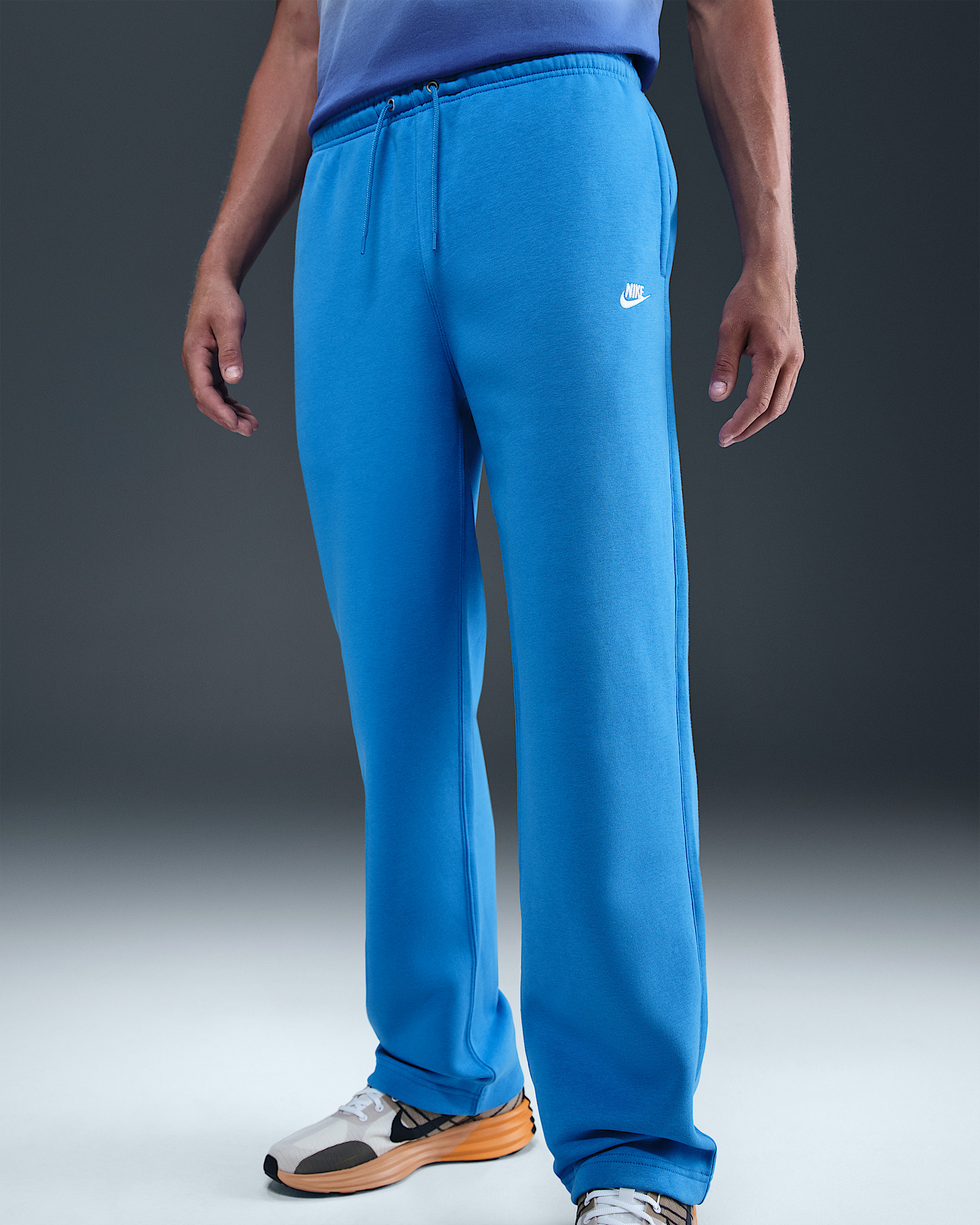 Nike Club Men's Open-Hem Fleece Pants - 2