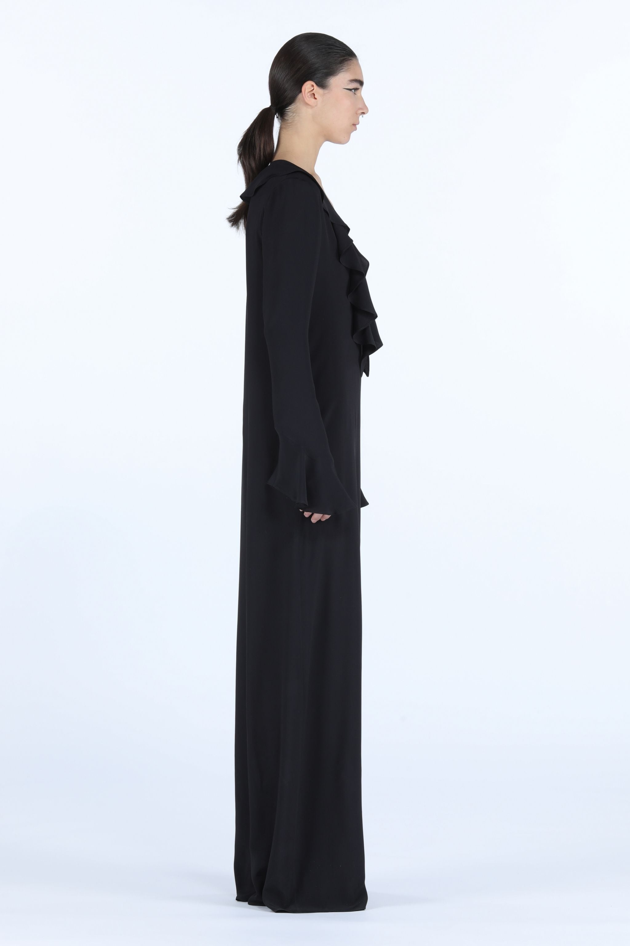 RUFFLED MAXI DRESS - 3